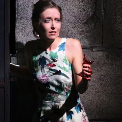 Sarah Richmond (Kate Julian) in Owen Wingrave (Opera Collective Ireland). Photo by Frances Marshall.